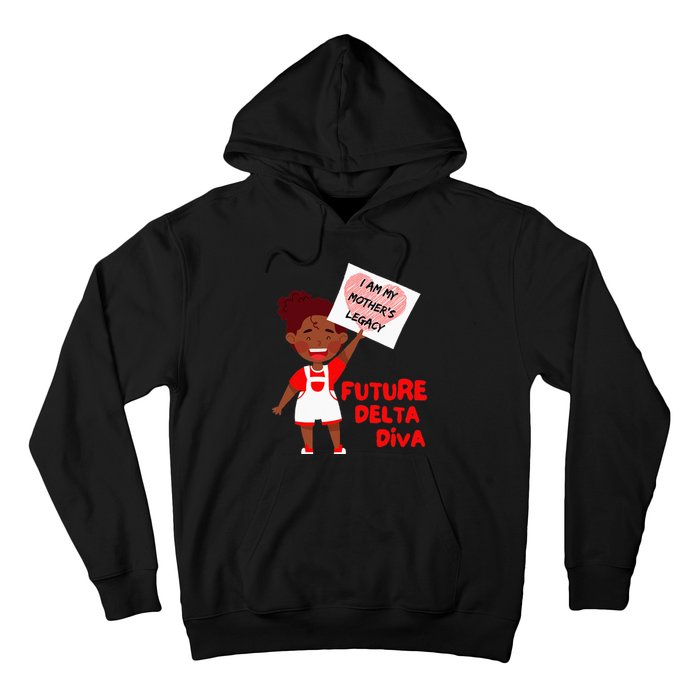 Future Delta Diva Black Sorority 1913 Hoodie