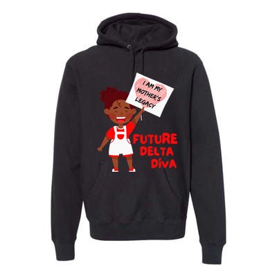 Future Delta Diva Black Sorority 1913 Premium Hoodie