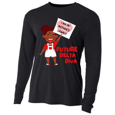 Future Delta Diva Black Sorority 1913 Cooling Performance Long Sleeve Crew