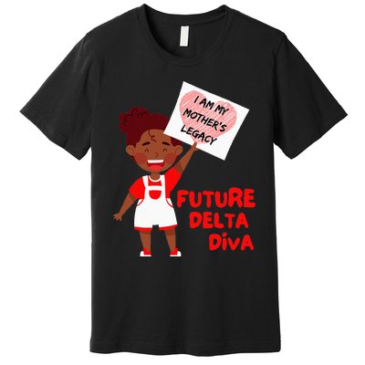 Future Delta Diva Black Sorority 1913 Premium T-Shirt