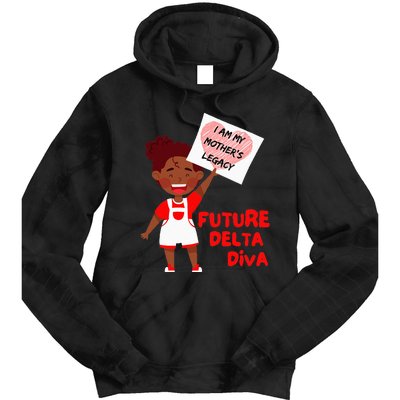 Future Delta Diva Black Sorority 1913 Tie Dye Hoodie