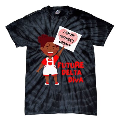 Future Delta Diva Black Sorority 1913 Tie-Dye T-Shirt