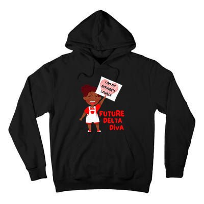 Future Delta Diva Black Sorority 1913 Tall Hoodie