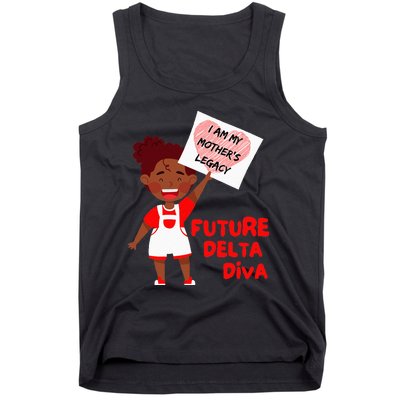 Future Delta Diva Black Sorority 1913 Tank Top