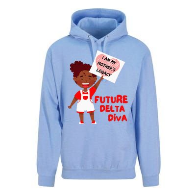 Future Delta Diva Black Sorority 1913 Unisex Surf Hoodie