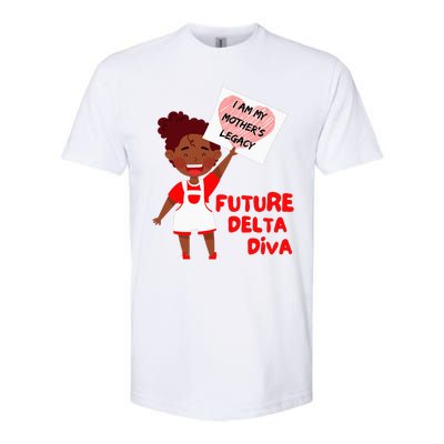 Future Delta Diva Black Sorority 1913 Softstyle CVC T-Shirt