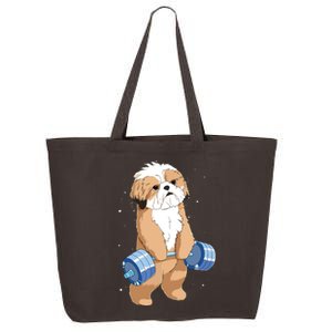 Funny Dog Deadlift Shih Tzu 25L Jumbo Tote