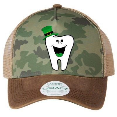 Funny Dentist Dental Tooth Shamrock St Patrick Day Gift Legacy Tie Dye Trucker Hat