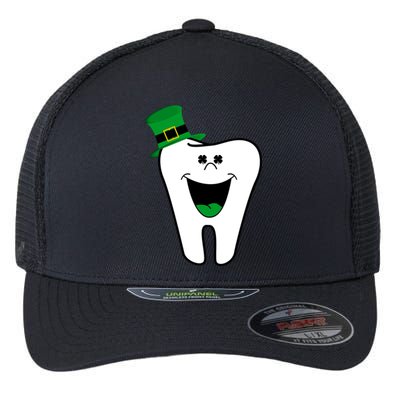 Funny Dentist Dental Tooth Shamrock St Patrick Day Gift Flexfit Unipanel Trucker Cap