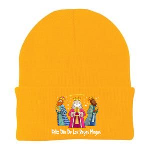 Feliz Dia De Reyes Day Wise Three Kings Tee Happy Epiphany Knit Cap Winter Beanie