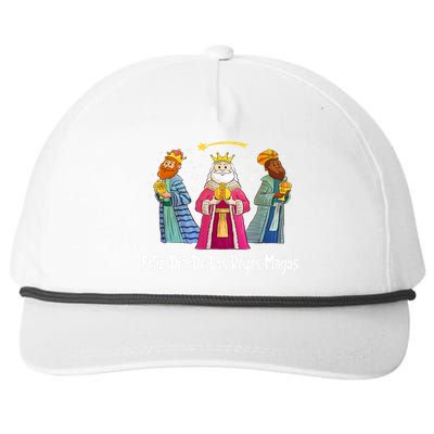 Feliz Dia De Reyes Day Wise Three Kings Tee Happy Epiphany Snapback Five-Panel Rope Hat