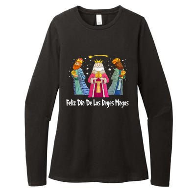 Feliz Dia De Reyes Day Wise Three Kings Tee Happy Epiphany Womens CVC Long Sleeve Shirt