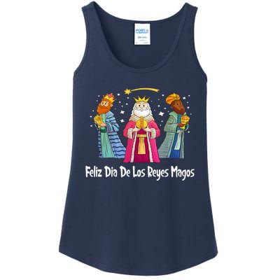 Feliz Dia De Reyes Day Wise Three Kings Tee Happy Epiphany Ladies Essential Tank