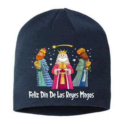 Feliz Dia De Reyes Day Wise Three Kings Tee Happy Epiphany Sustainable Beanie