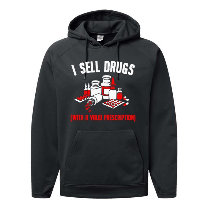 Funny Drug Design Pharmacist Wo Pharmacy Technician Performance Fleece Hoodie