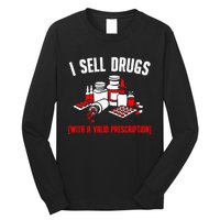 Funny Drug Design Pharmacist Wo Pharmacy Technician Long Sleeve Shirt