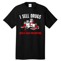 Funny Drug Design Pharmacist Wo Pharmacy Technician Tall T-Shirt