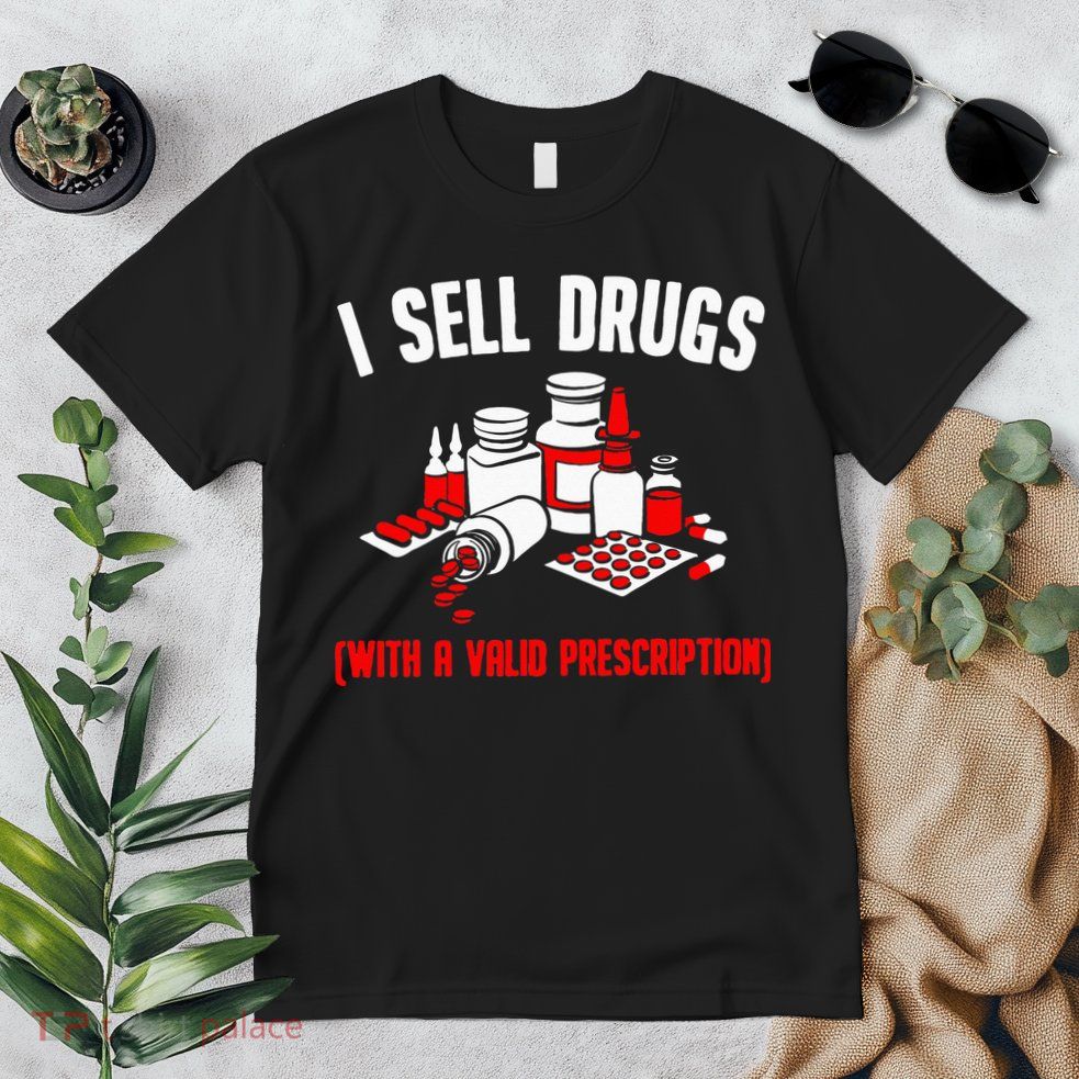 Funny Drug Design Pharmacist Wo Pharmacy Technician Premium T-Shirt