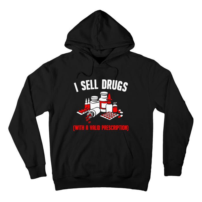 Funny Drug Design Pharmacist Wo Pharmacy Technician Tall Hoodie