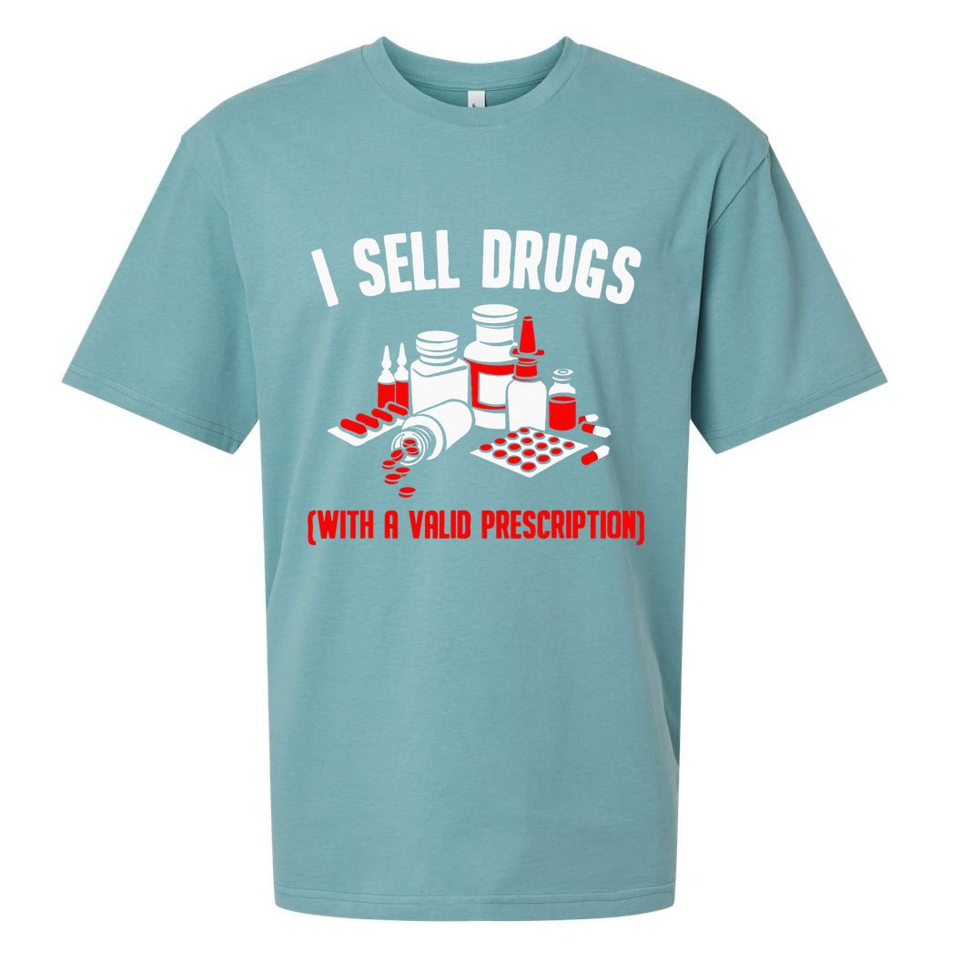 Funny Drug Design Pharmacist Wo Pharmacy Technician Sueded Cloud Jersey T-Shirt