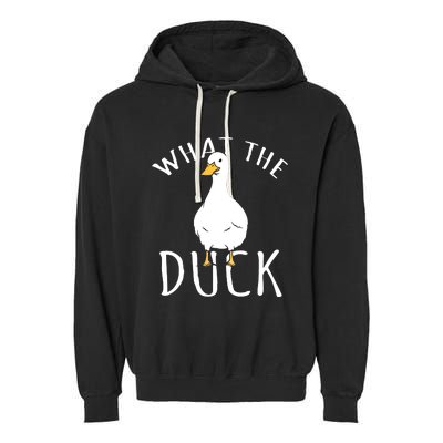 Funny Daddy Duck Rubber Duck Garment-Dyed Fleece Hoodie