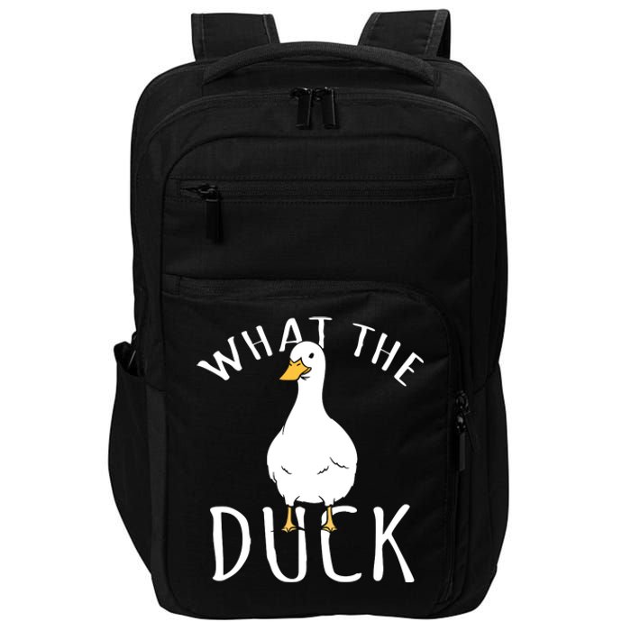 Funny Daddy Duck Rubber Duck Impact Tech Backpack