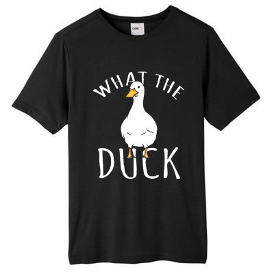 Funny Daddy Duck Rubber Duck Tall Fusion ChromaSoft Performance T-Shirt