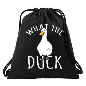 Funny Daddy Duck Rubber Duck Drawstring Bag