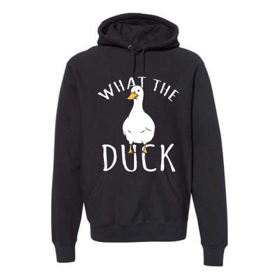 Funny Daddy Duck Rubber Duck Premium Hoodie