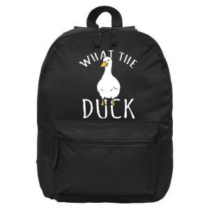 Funny Daddy Duck Rubber Duck 16 in Basic Backpack