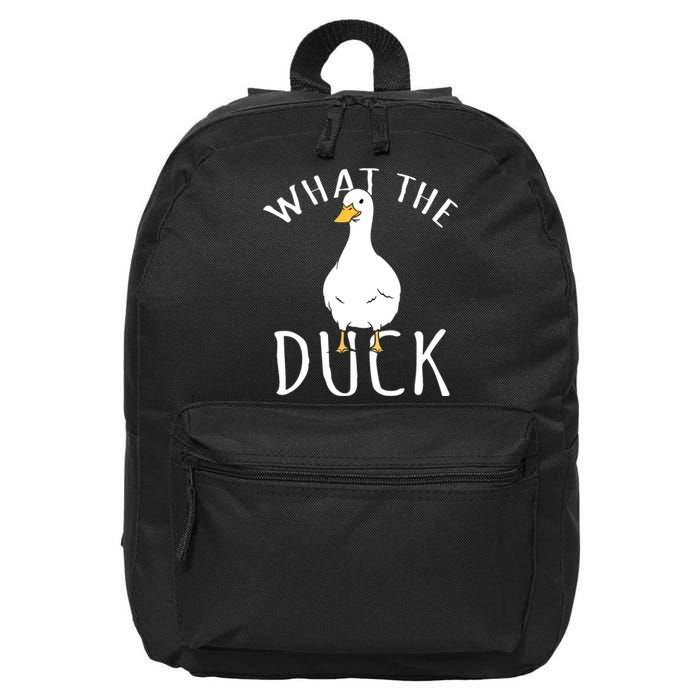 Funny Daddy Duck Rubber Duck 16 in Basic Backpack