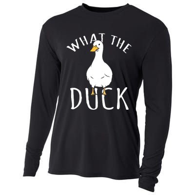 Funny Daddy Duck Rubber Duck Cooling Performance Long Sleeve Crew