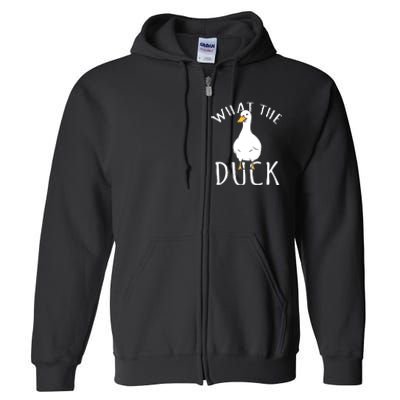 Funny Daddy Duck Rubber Duck Full Zip Hoodie