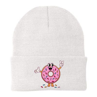 Funny Donu Donut Sprinkles Knit Cap Winter Beanie