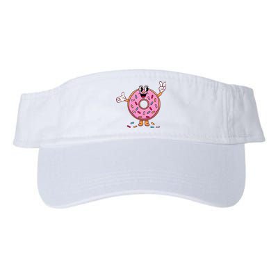 Funny Donu Donut Sprinkles Valucap Bio-Washed Visor