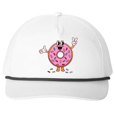 Funny Donu Donut Sprinkles Snapback Five-Panel Rope Hat