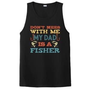 Funny Dad Daughter My Dad Is A Fisher Gift PosiCharge Competitor Tank