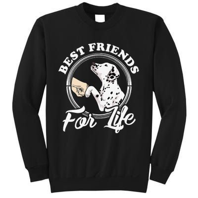 Funny Dalmatian Design Best Friends Dalmation Lovers Sweatshirt