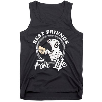 Funny Dalmatian Design Best Friends Dalmation Lovers Tank Top