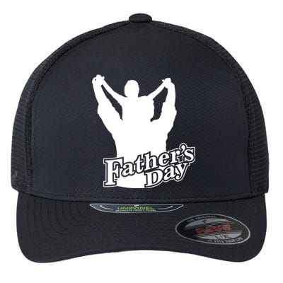 Father's Day Dad And Son Flexfit Unipanel Trucker Cap