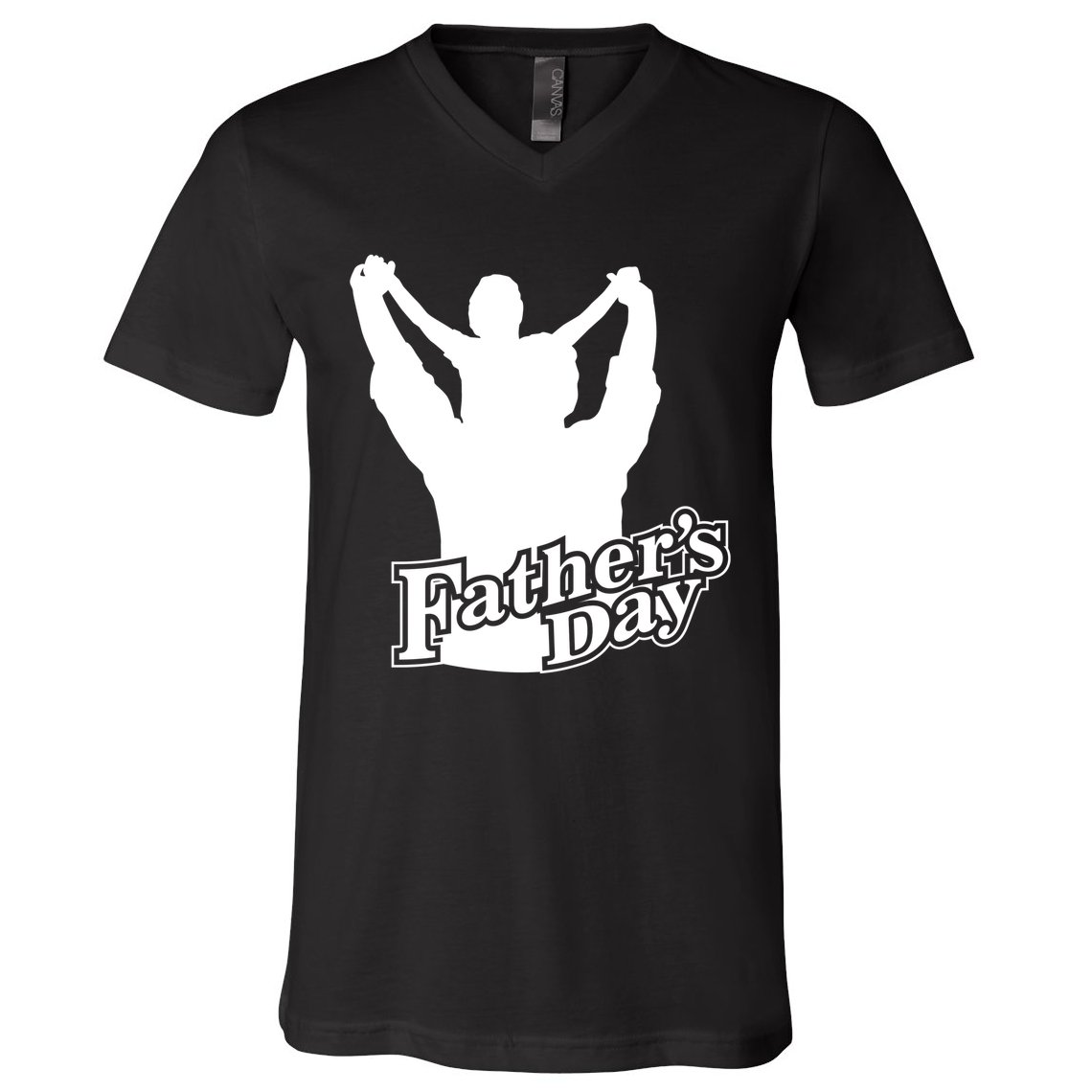 Father's Day Dad And Son V-Neck T-Shirt