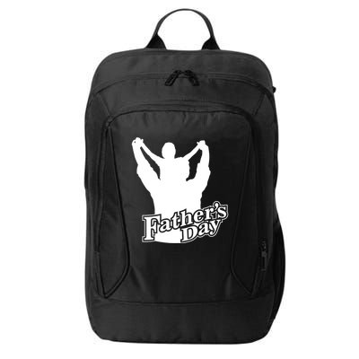 Father's Day Dad And Son City Backpack