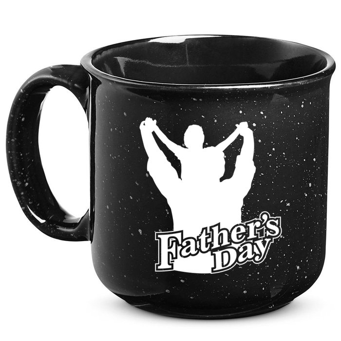 Father's Day Dad And Son 15oz Campfire Ceramic Mug