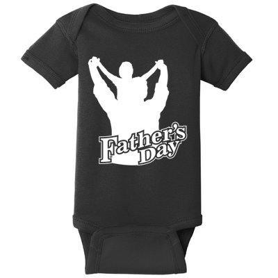 Father's Day Dad And Son Baby Bodysuit