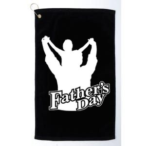 Father's Day Dad And Son Platinum Collection Golf Towel