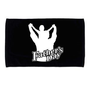 Father's Day Dad And Son Microfiber Hand Towel