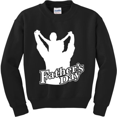 Father's Day Dad And Son Kids Sweatshirt