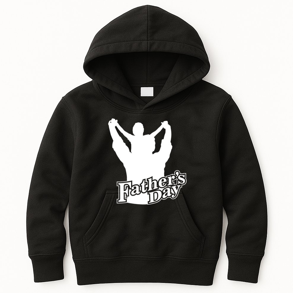 Father's Day Dad And Son Kids Hoodie