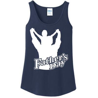 Father's Day Dad And Son Ladies Essential Tank