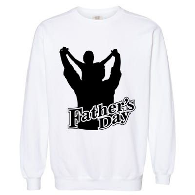 Father's Day Dad And Son Garment-Dyed Sweatshirt